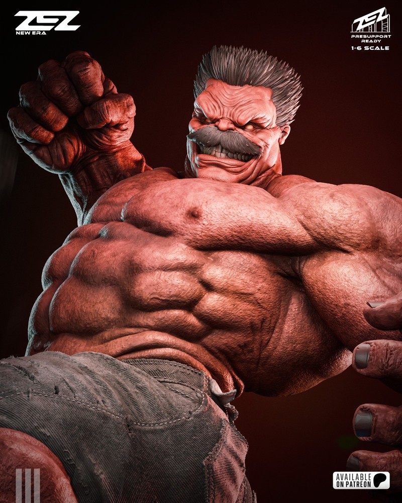 Hulk Statue 3D Printed Kit Unpainted/Unassembled