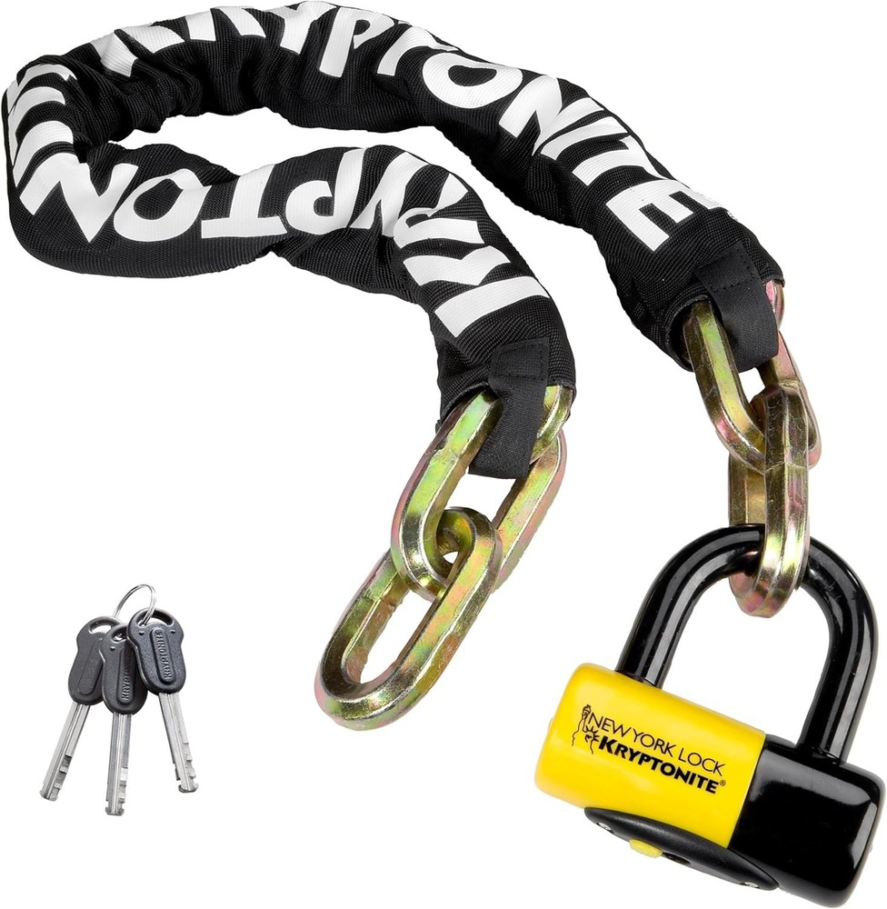 Kryptonite New York Fahgettaboudit Chain with Disc Lock