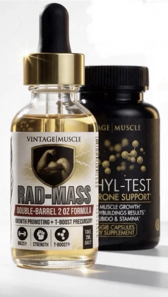 Rad Mass Stack 2 Step Precursor Test Base  Mass Gains By Vintage Muscle 💪🦍💧