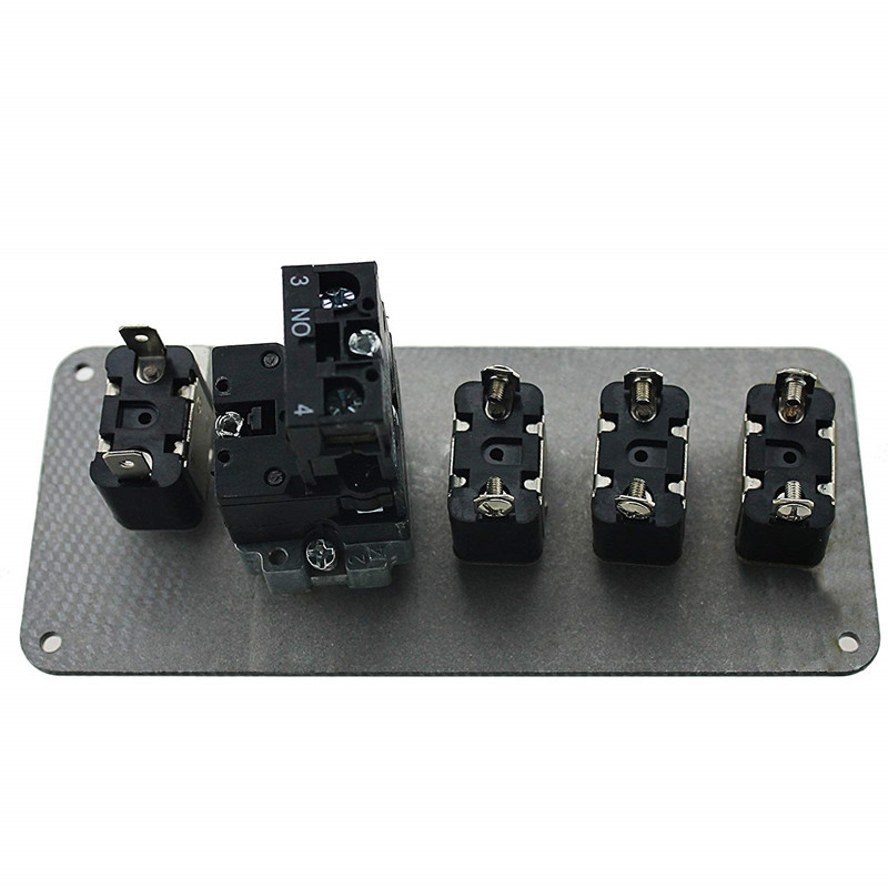 Racing Start/Stop Button Power Toggle Carbon Fiber Panel Button Ignition Engine