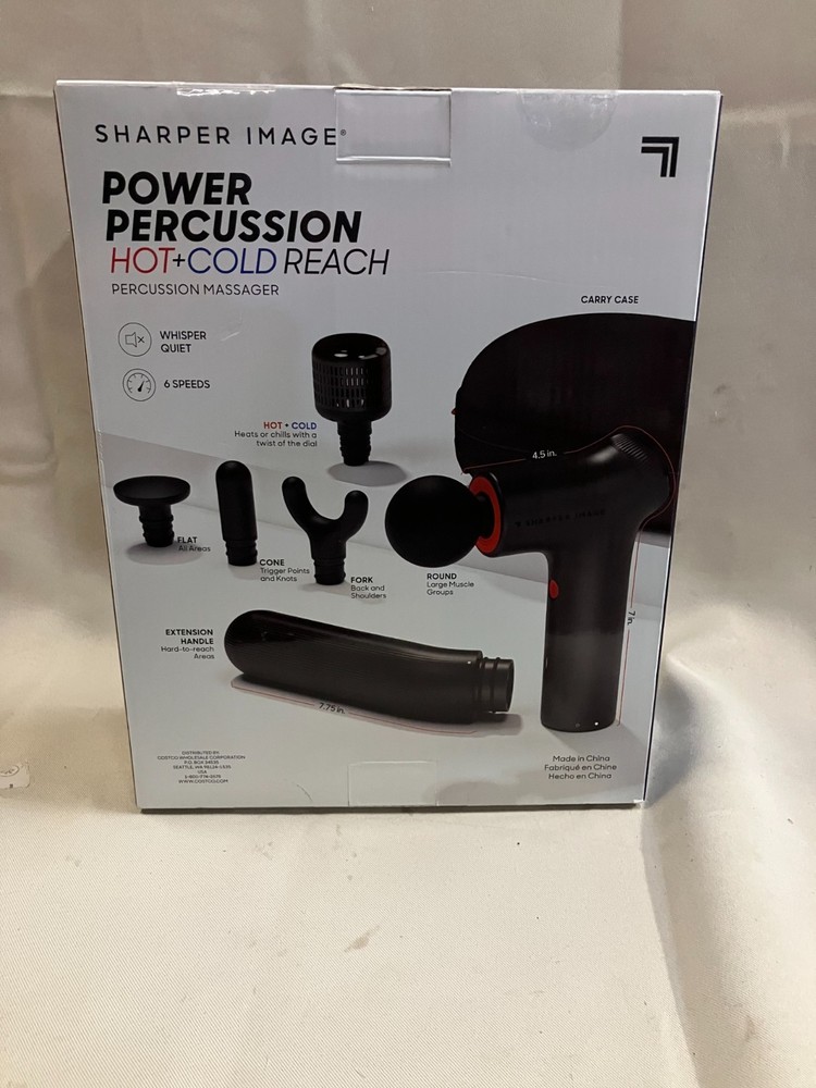 Sharper Image Power Percussion Pro+ Hot & Cold Massager