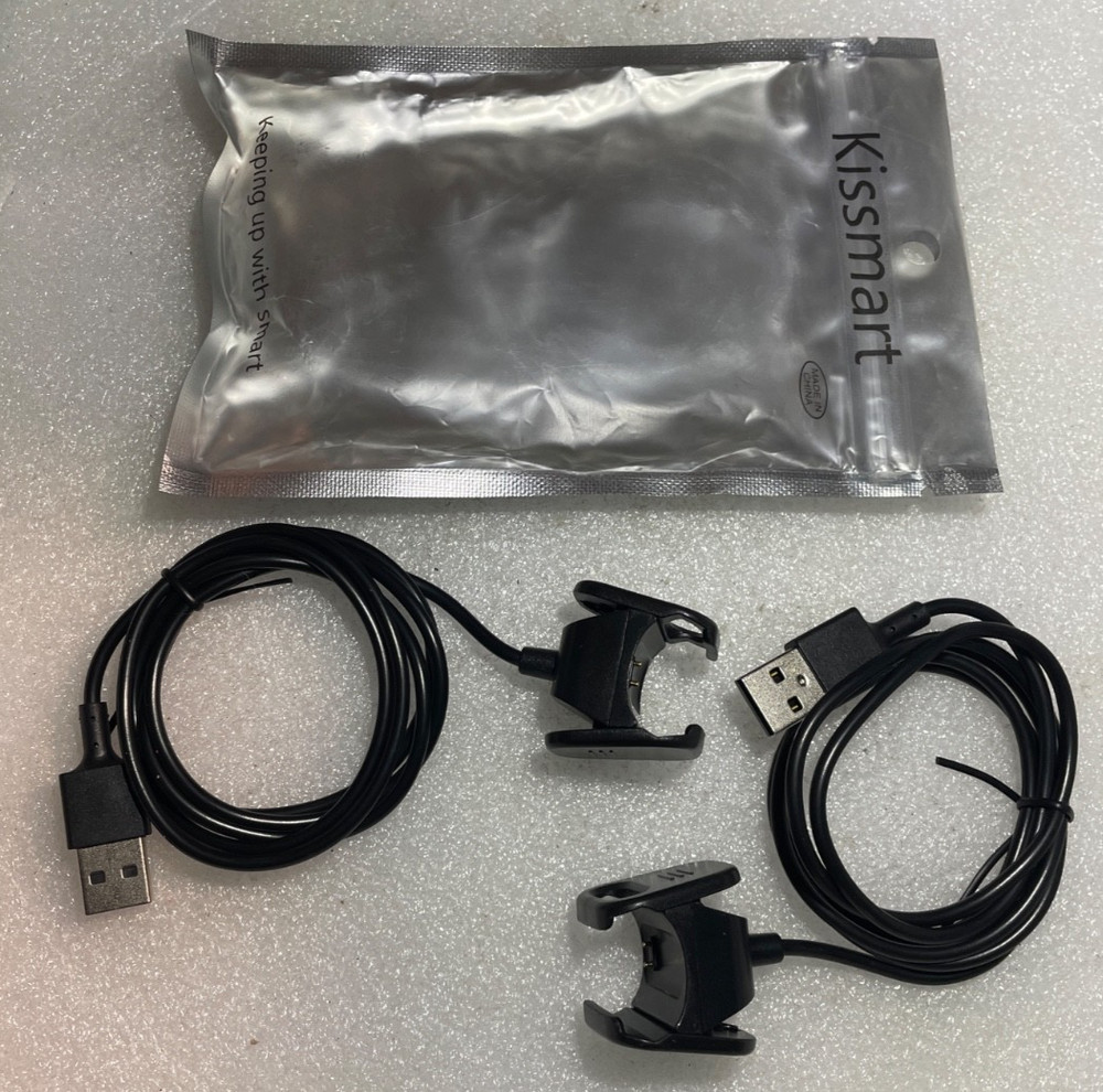 2X Kissmart Fitbit Charge 3-4 Charger, Replacement Charging Cable