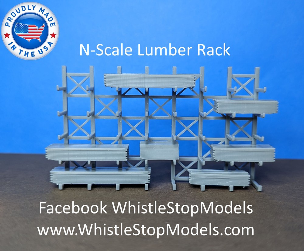 Z-Scale Modern Lumber Rack
