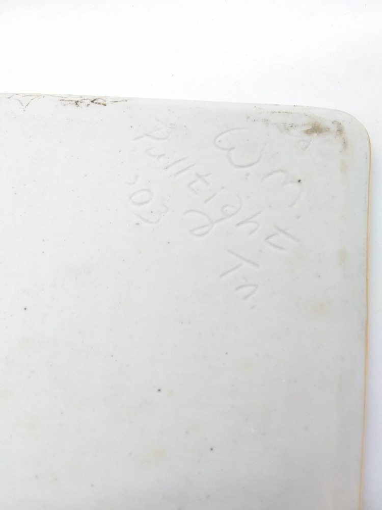 Dish WM Pulltight TN '03 Contemporary Modernist Artwork Rectangular pottery