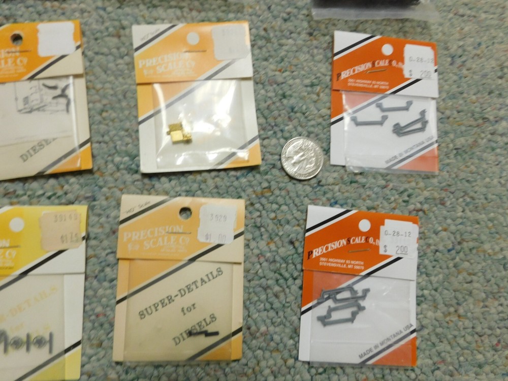 Precision Scale HO NINE (9) different accesory packs