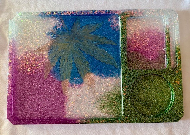 Resin Rolling Tray 5pc Set Multi-Colored