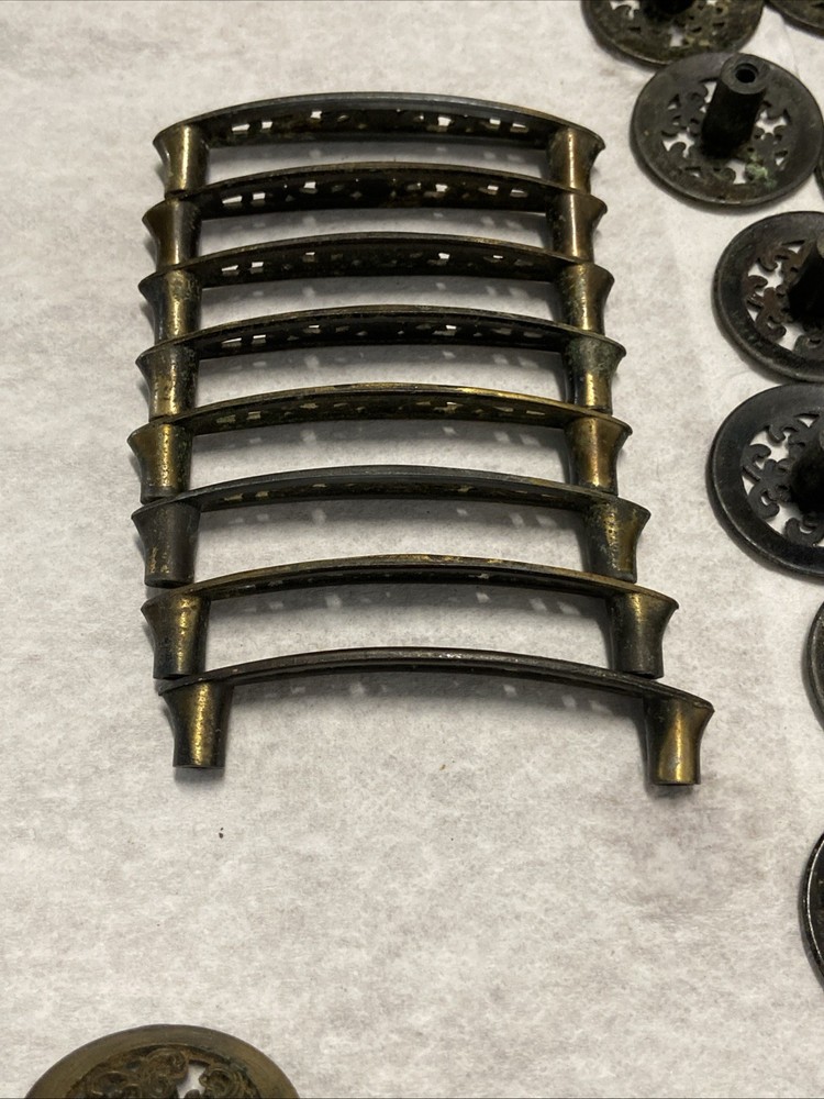 33 Japan Made Vintage Cabinet Knobs Door Pulls Drawer. (C1)