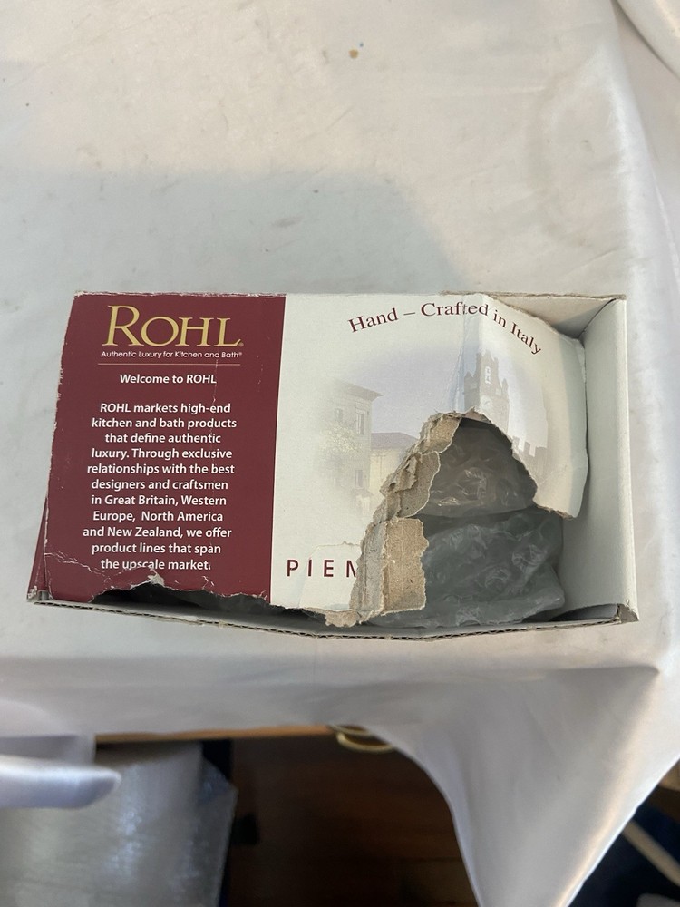 Rohl Single-￼White ceramic valve handle concealer valve brand new