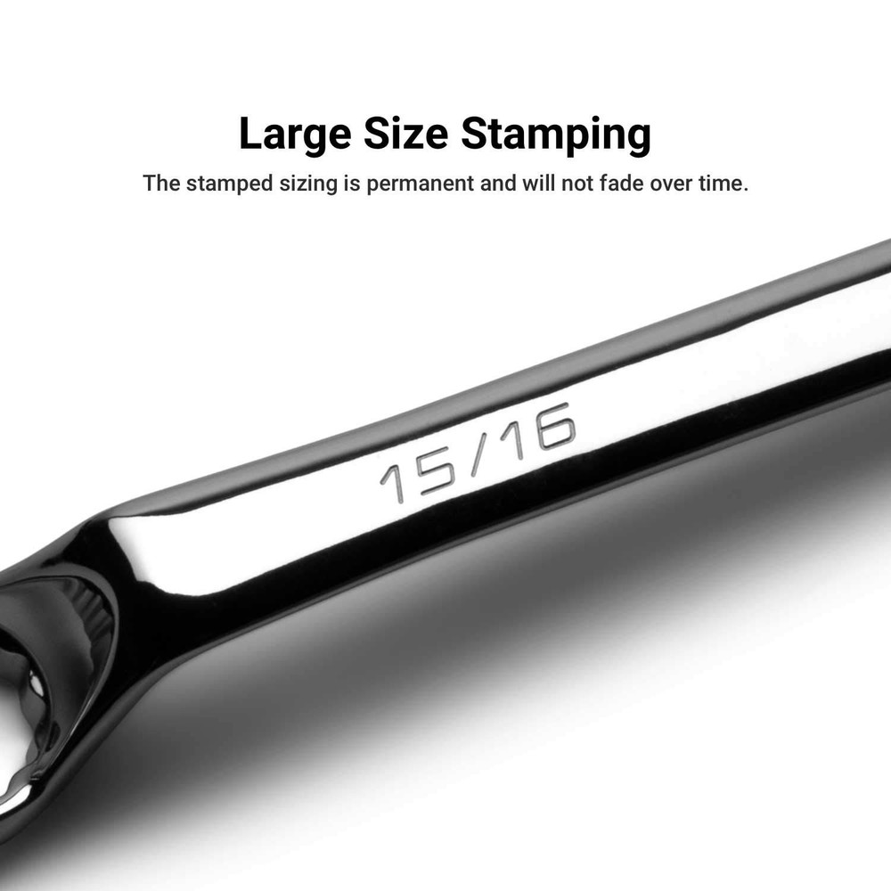 11/16 x 3/4 Inch 75 Degree Deep Offset Double Box End Wrench