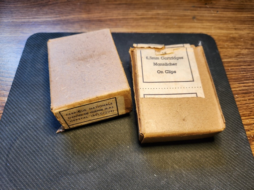 Original FN 6.5 Mannlicher Schoenauer Ammo Box