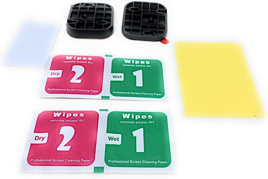 Nextbase Adhesive Mount Bundle for Click&Go Pro - 2 Plates with 3M Pads & Wipes