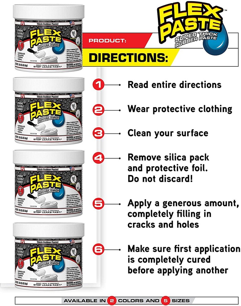 Flex Paste 1 lb Jar (Black)