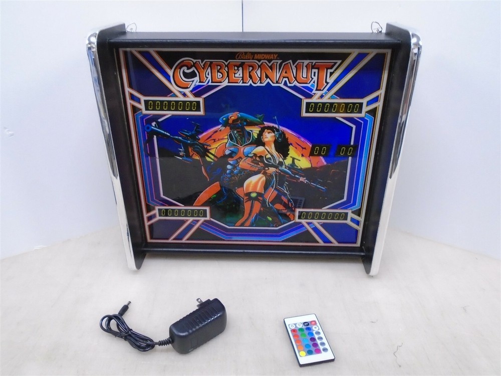 Bally Cybernaut Pinball Head LED Display light box