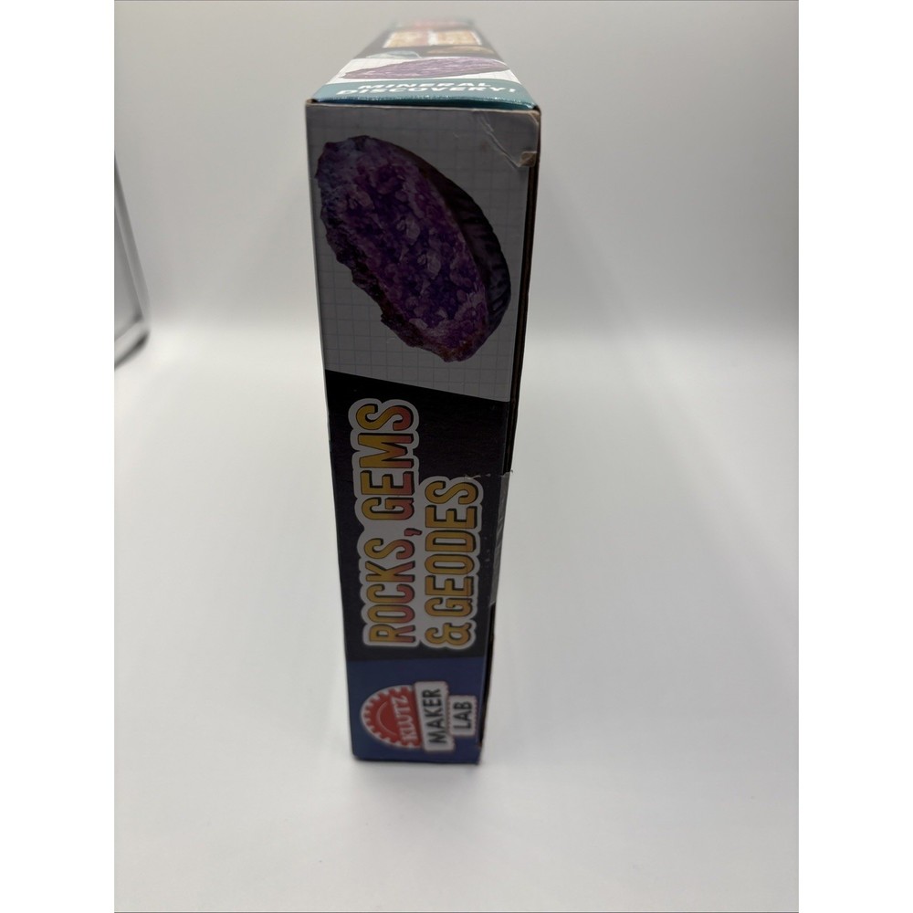 Rocks, Gems & Geodes/ Make Lab .STEM Kit . Open Box/ Book Missing.