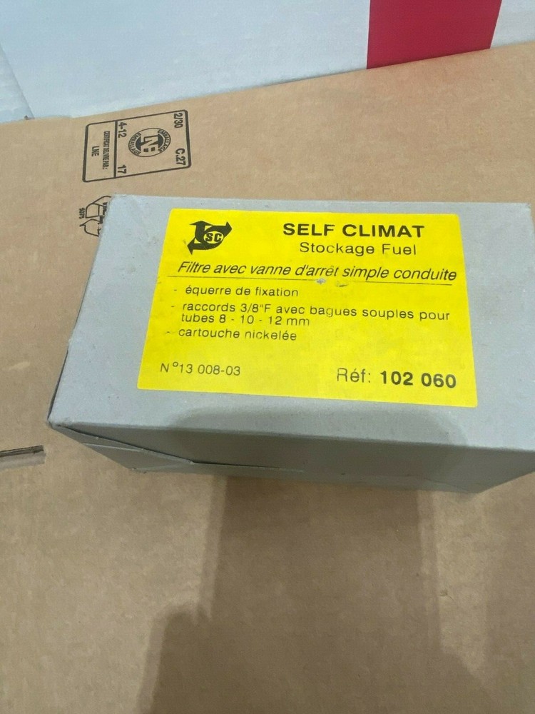 self climate 102 060 storage fuel filter with single drive stop valve
