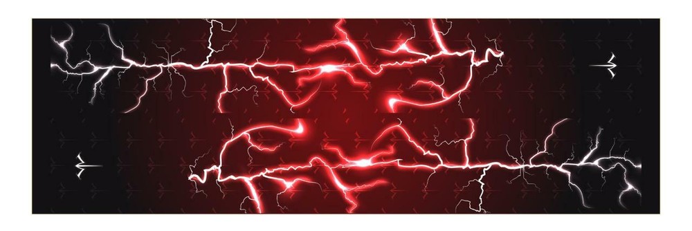 White Water Archery Red Lightning Bolt Storm Solid Stabilizer Wrap Protection