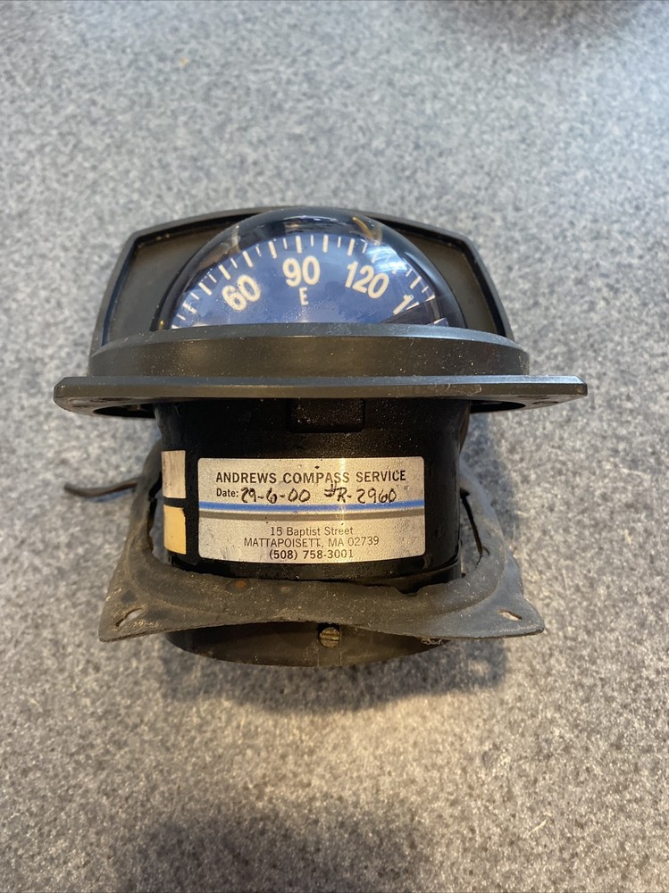 Ritchie Powerdamp Plus SS1000 Compass Blue Dial