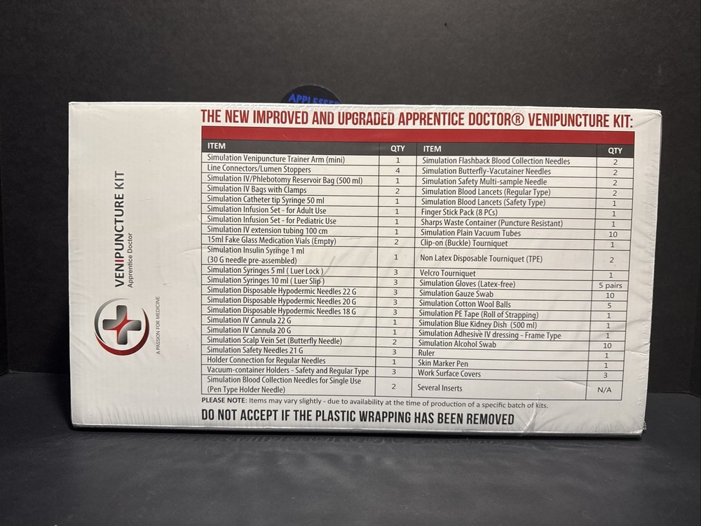 Phlebotomy Practice Kit with Online Training for Nursing Students & Phlebotom...