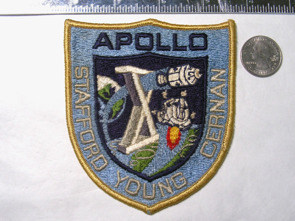 Vintage/Original Apollo X (10) "Post-Flight" Crew Patch Space NASA
