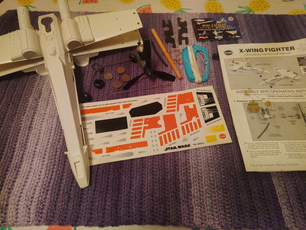 Cox Star Wars X Wing Control Line Fighter