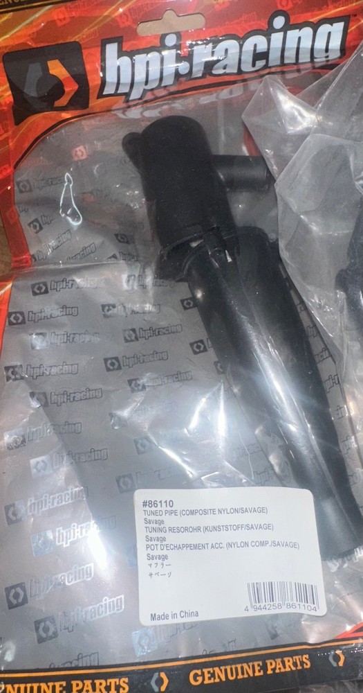 NEW HPI Savage Tuned Pipe 86110