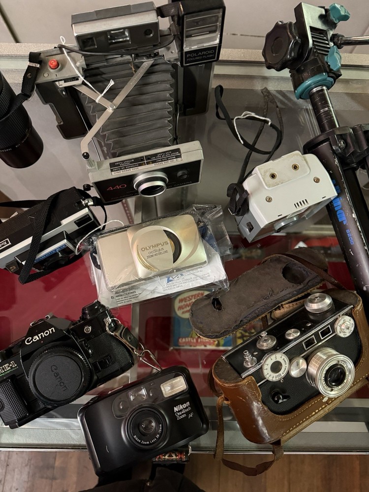 Huge Vintage Camera Lot Untested