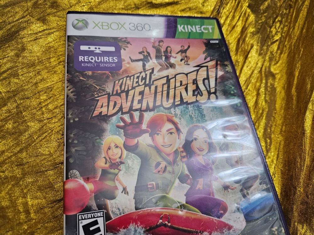 Microsoft KINECT LPF-00004 Motion Sensing Xbox 360 SENSOR + ADVENTURES ! GAME !