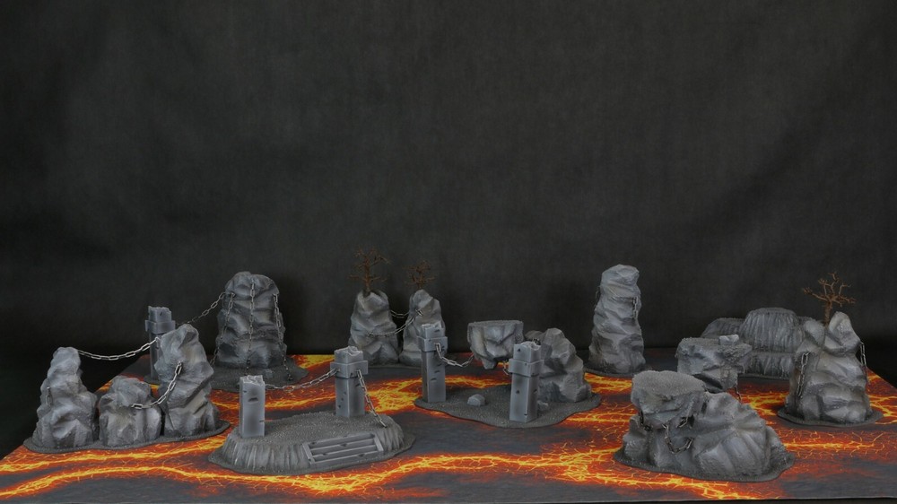 Hell Terrain Set (pictures in description)