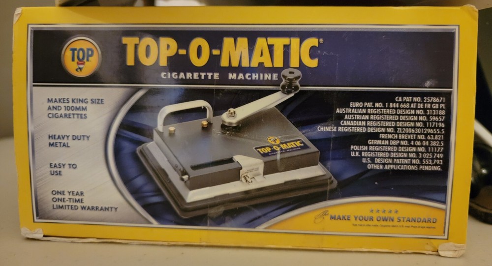 Top-O-Matic Cigarette Making Machine