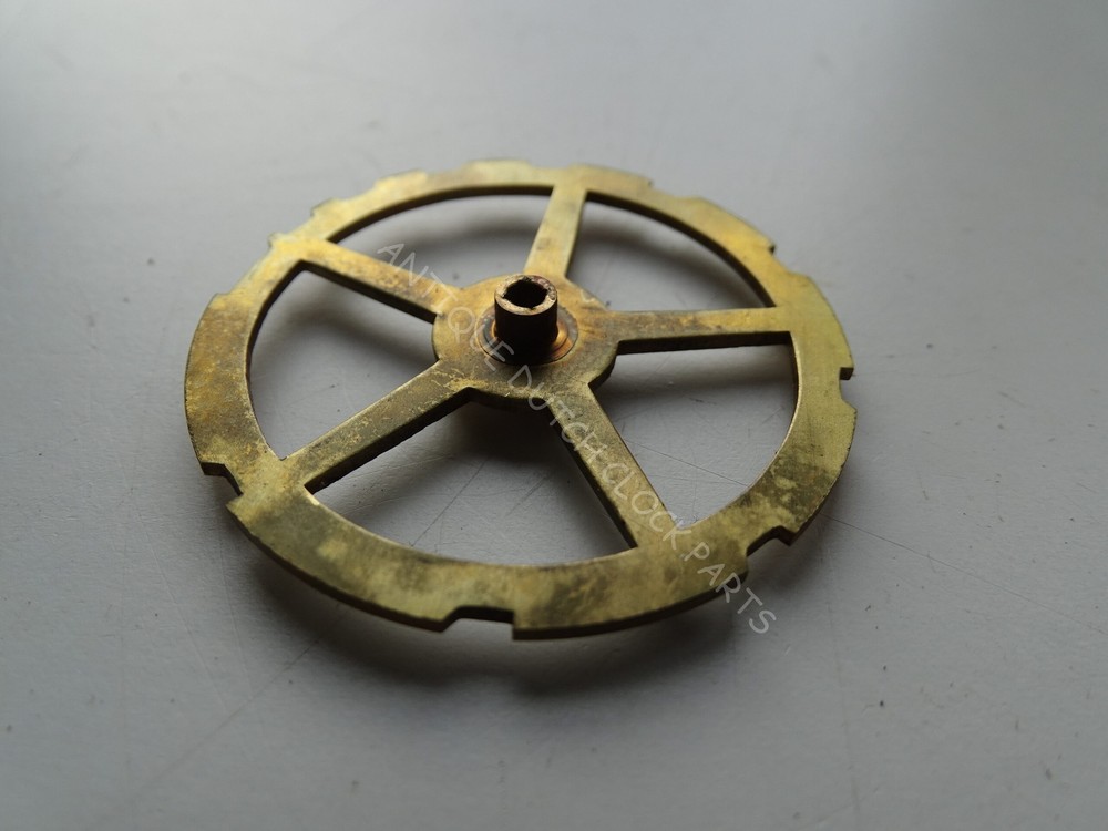 FRENCH CLOCKWORK CHIMING COUNTING WHEEL