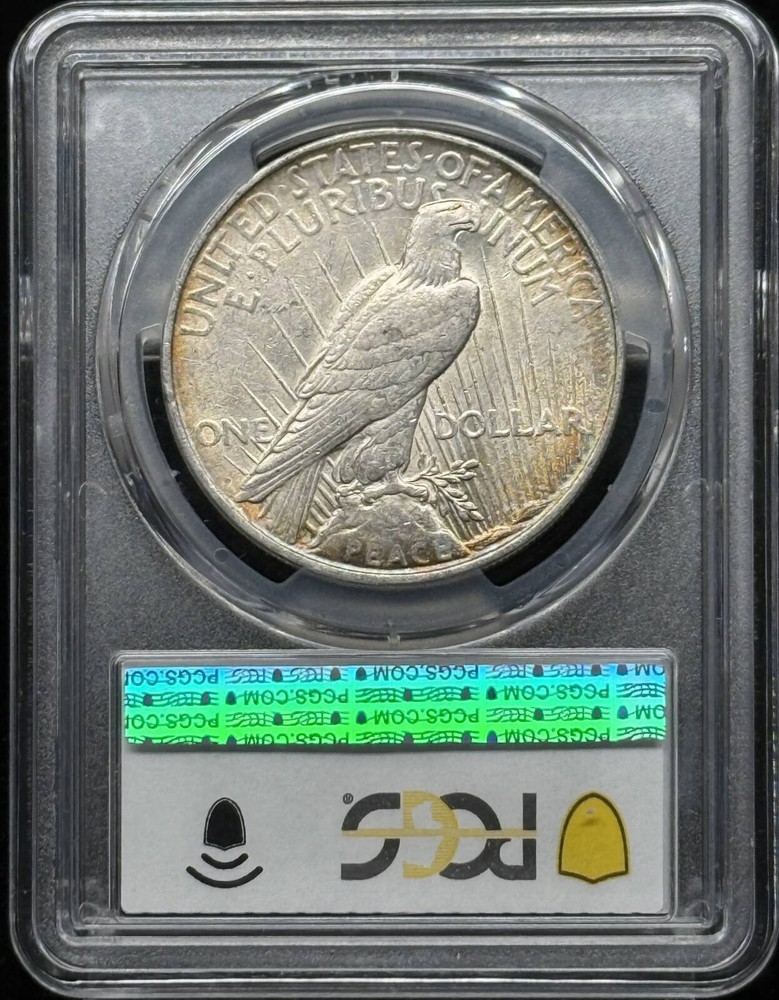 1922 D Peace Silver Dollar PCGS AU-58