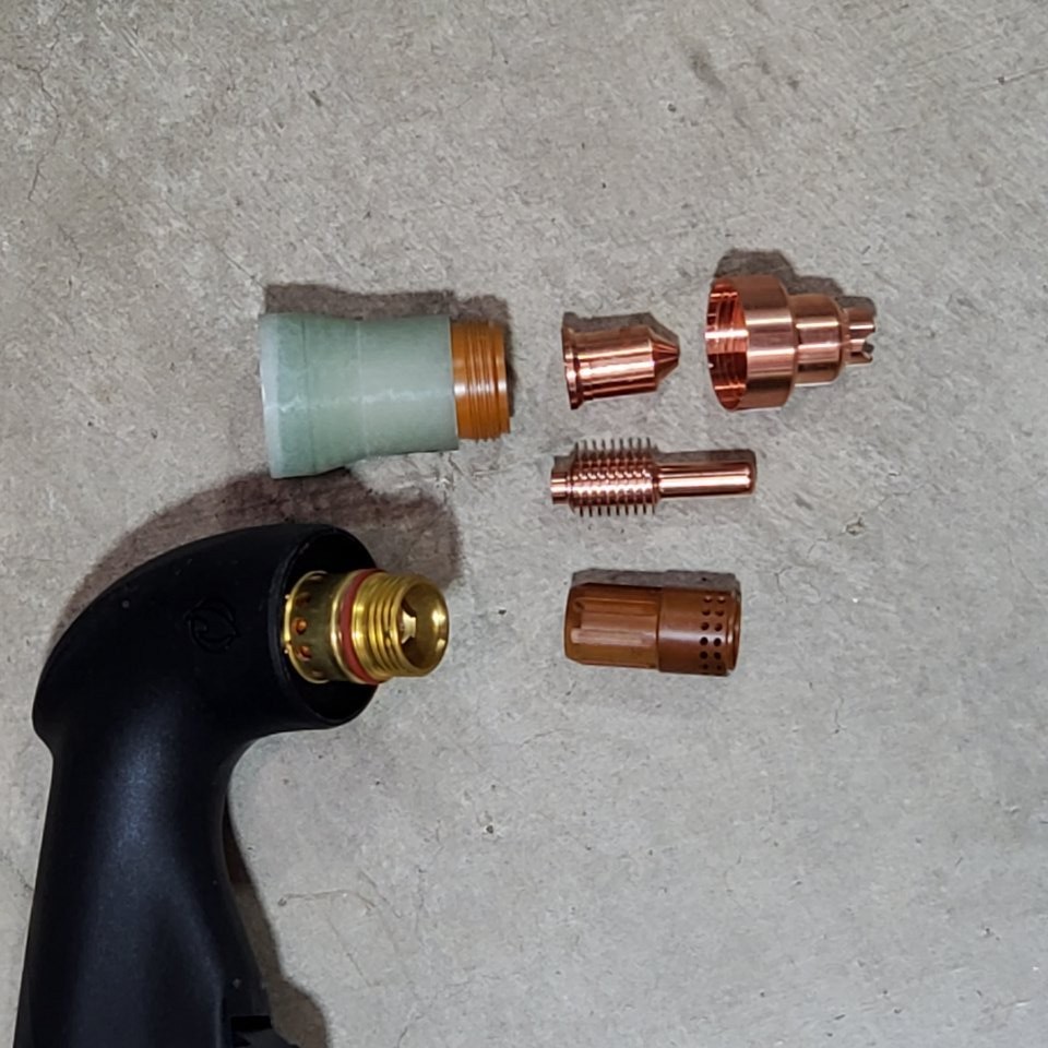 PAC135T Replacement Torch - Fits Hypertherm Powermax 1100 Uses Hypertherm Parts