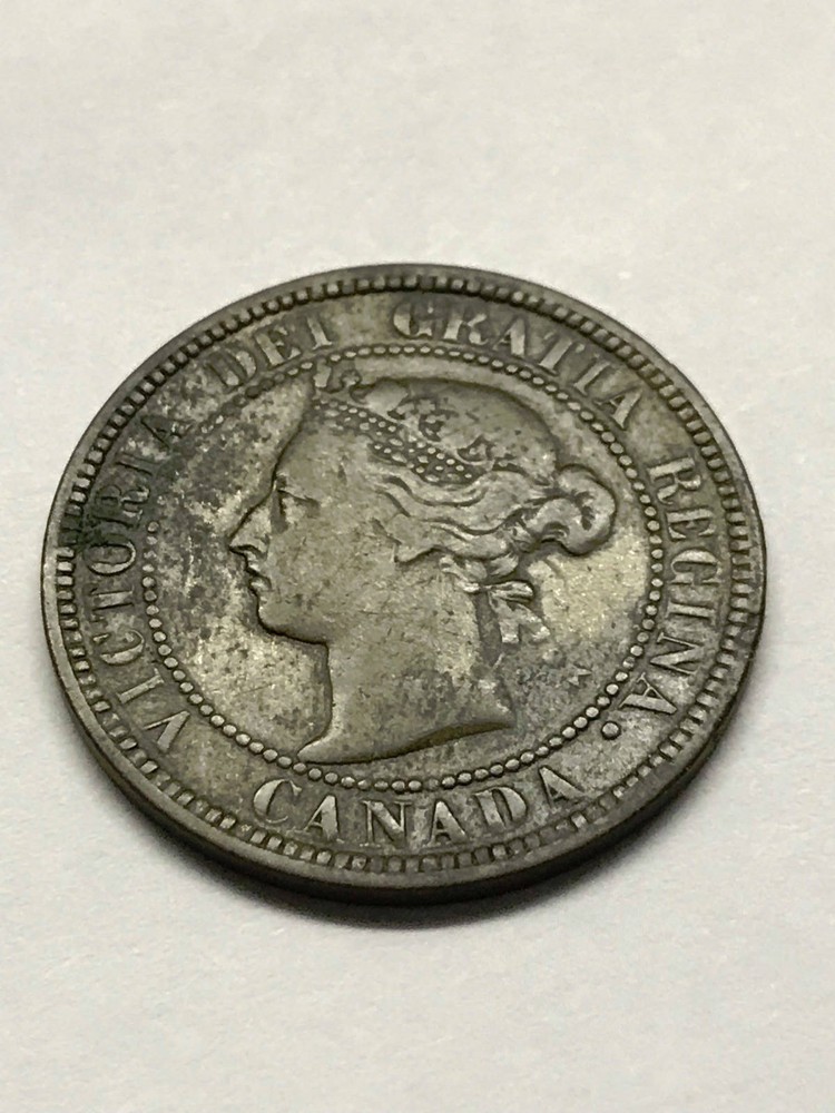 1886 Canada Large One Cent Fine #9935