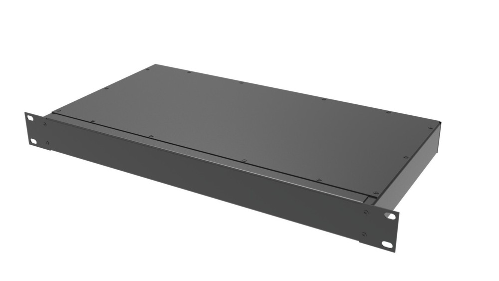 1U Blank 19" Rack Mount Unit by Racklight