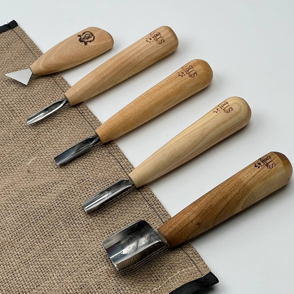 Wood carving kit for starter, Craft tools for schools
