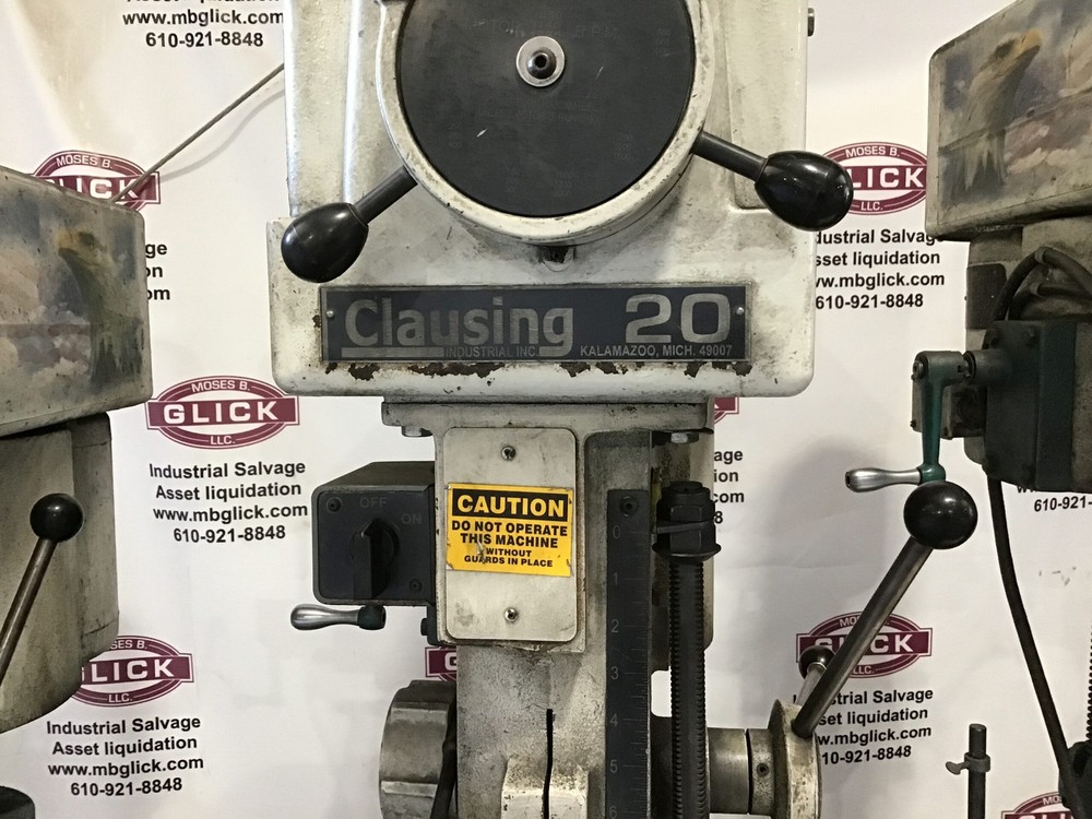 Clausing 2284 20in. Drill Presses Variable Speed Drive 1.5HP 1760RPM FOR CUS...