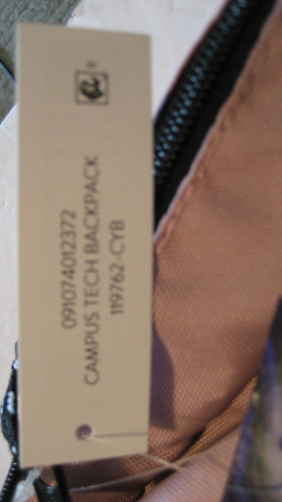 Eastsport Unisex Campus Tech Backpack Crystal Blush NEW w/tags