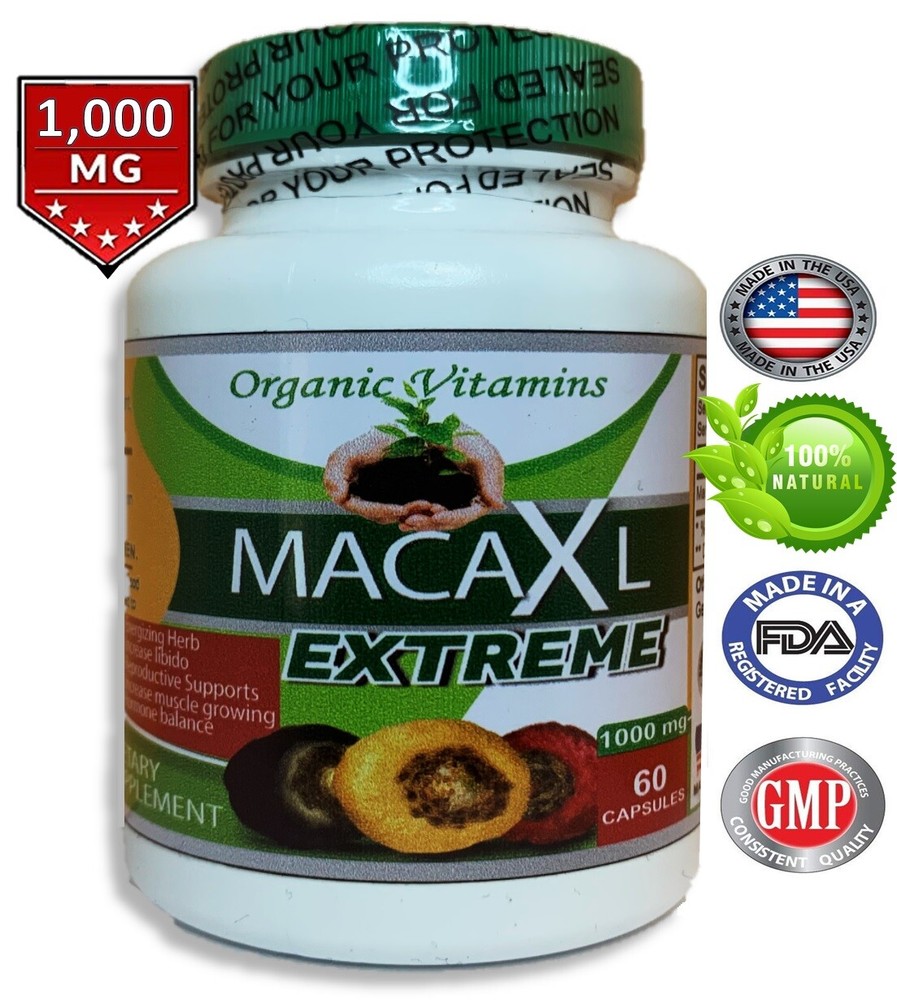 MACA ROOT 1000 MG POTENCY SUPPORT POWER ENERGY PILLS PERFORMANCE