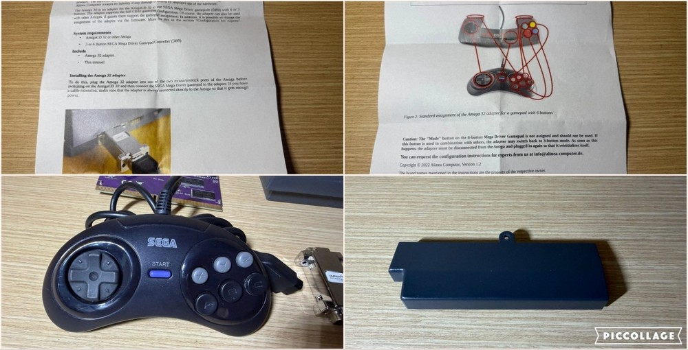 READ INFO- Amiga cd 32 console , TF330 CD32 expansion , usb mouse adpt