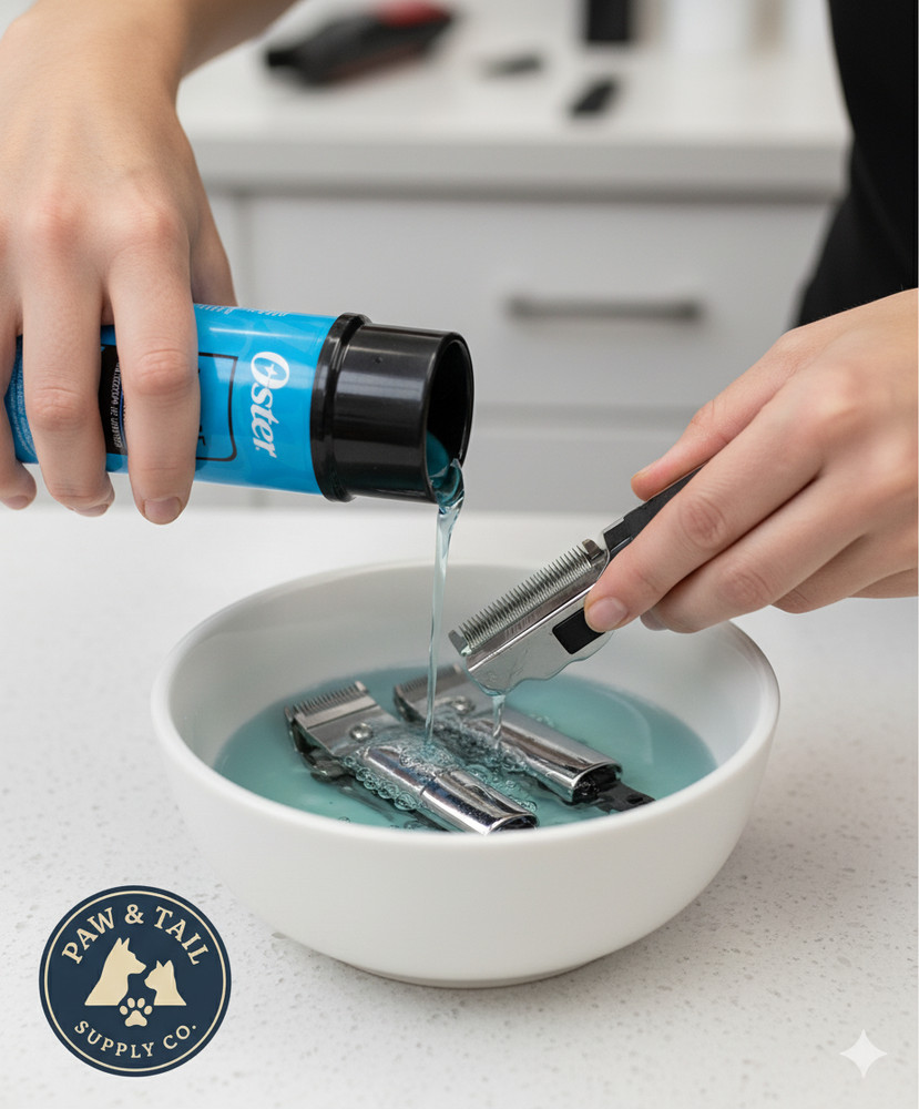 Oster Blade Wash Cleaning Solution 18 oz. For All Brands Blades 2-Pack