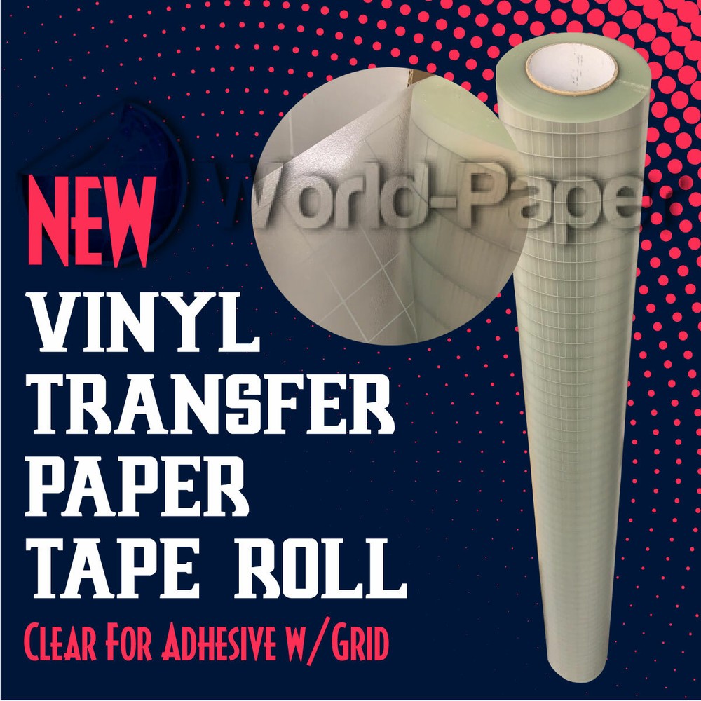 Clear application Transfer Tape With Grid For sign craft Adhesive Vinyl