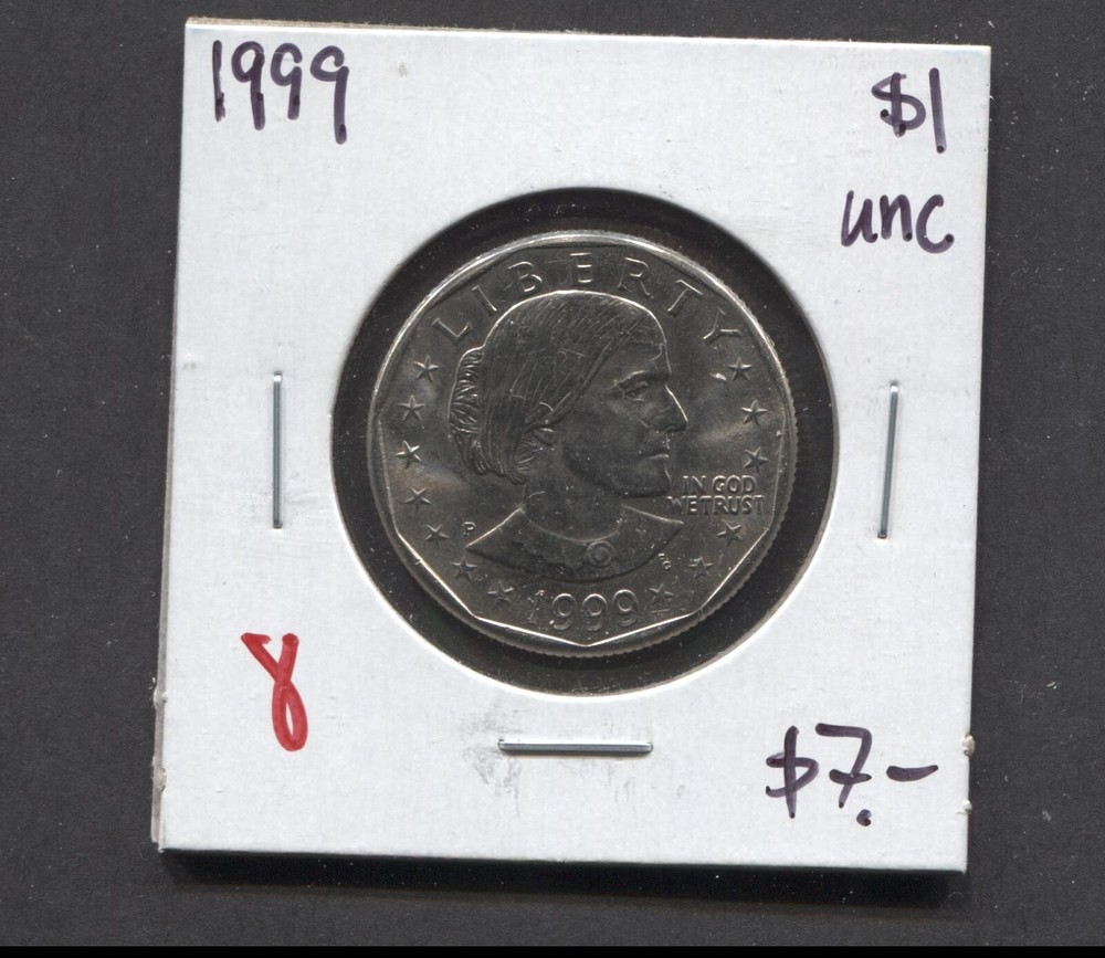 1999- Susan B.Anthony Silver Dollar- UNC