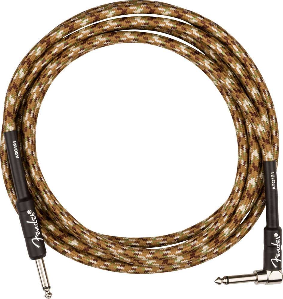 Fender 10' Professional Instrument Cable, Straight-Angled, Desert Camo - 1 Pack