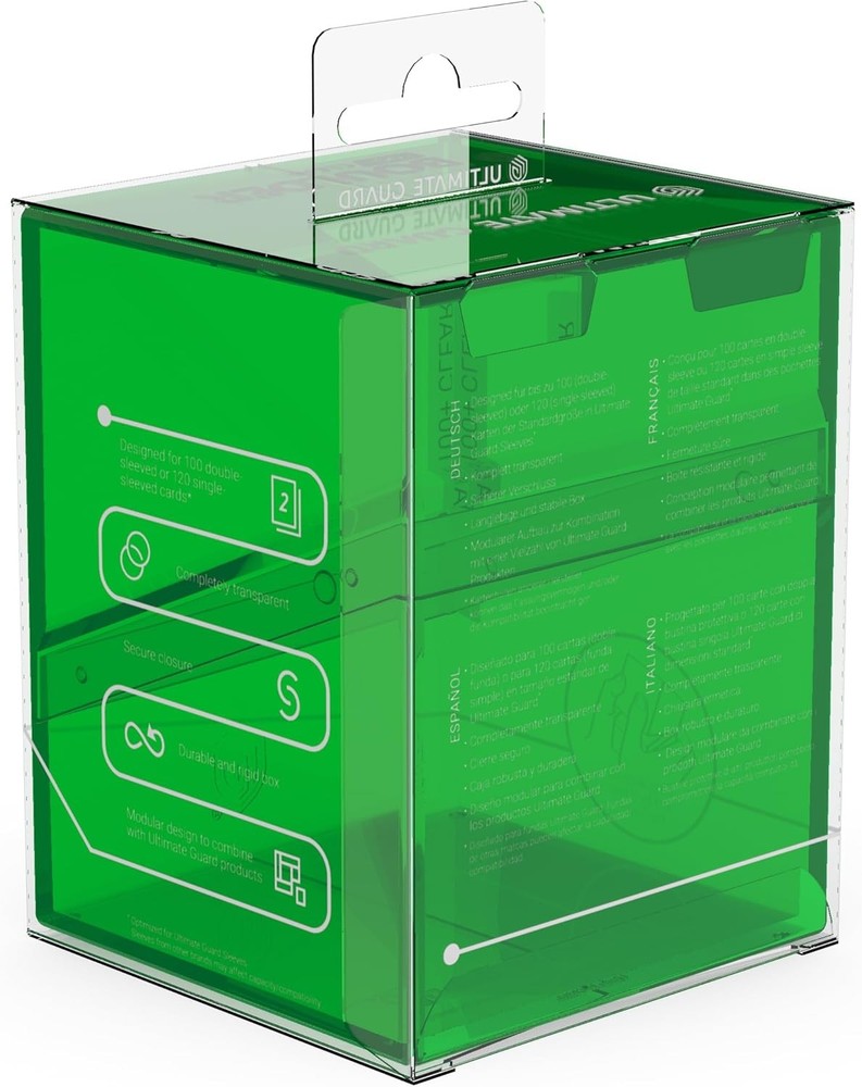 Ultimate Guard Boulder 100+ Clear - Emerald