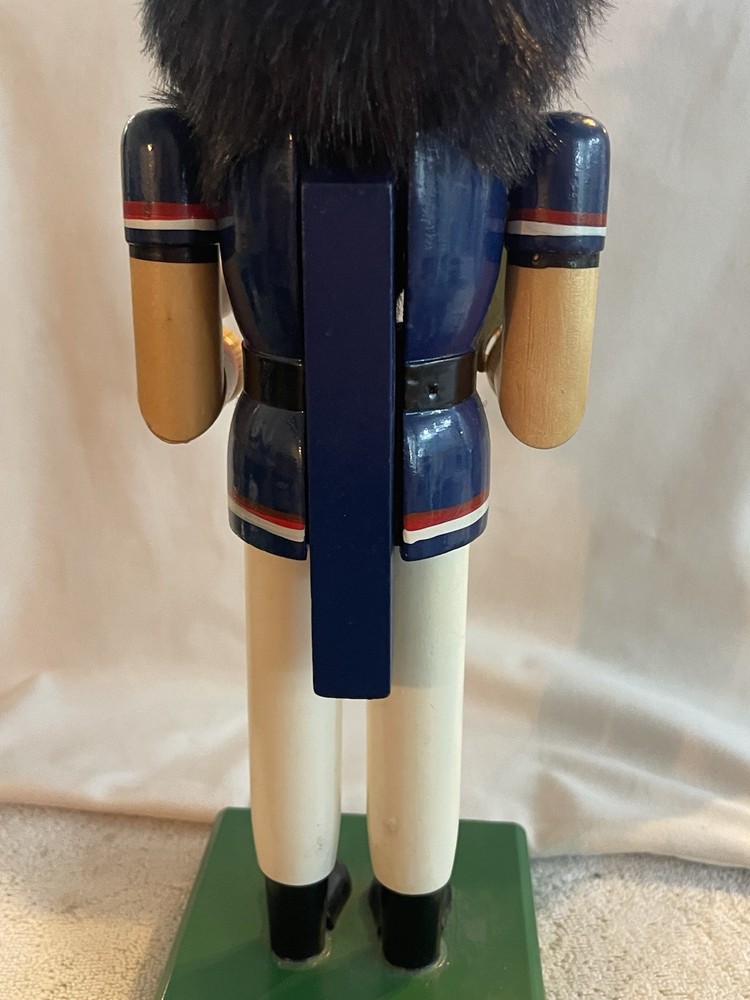 2009 Nutcracker Figure Christmas 14” Wooden-Baseball Player Pre-Owned