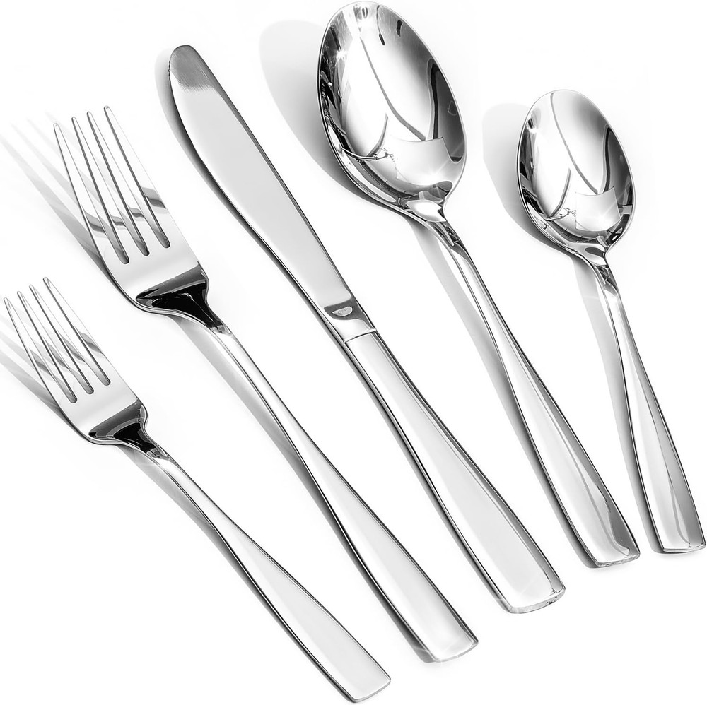 Sierware Set, Modern Flatware Set Service for 4, Cutlery Set for