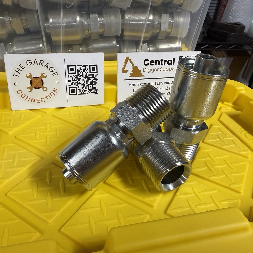 MP-08-12 Hydraulic Hose Crimp Fitting 3/4” NPT x 1/2” Hose 10143-12-8