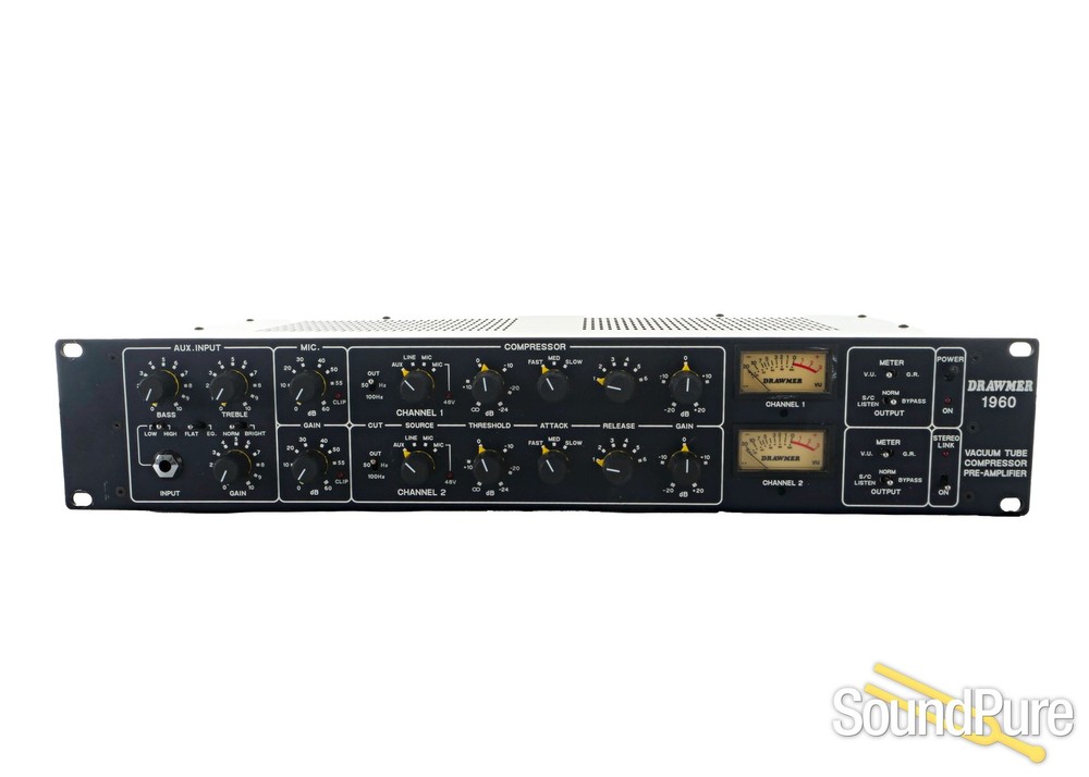 Drawmer 1960 Stereo Preamp Compressor - Used