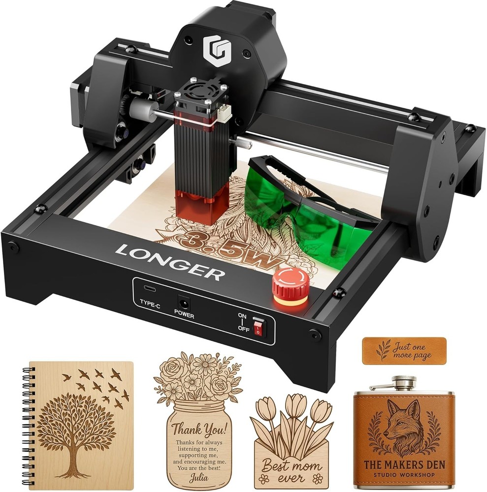 High Precision Mini Laser Cutter 130x140mm Working Area