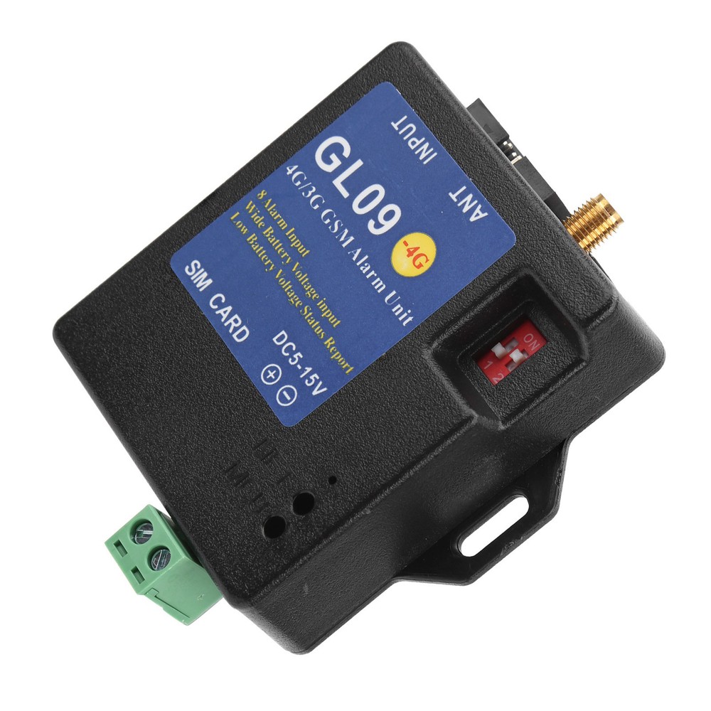 US Plug 4G/3G/GSM Alarm Security System Alert Module 8‑Channel Input Low Con Fit